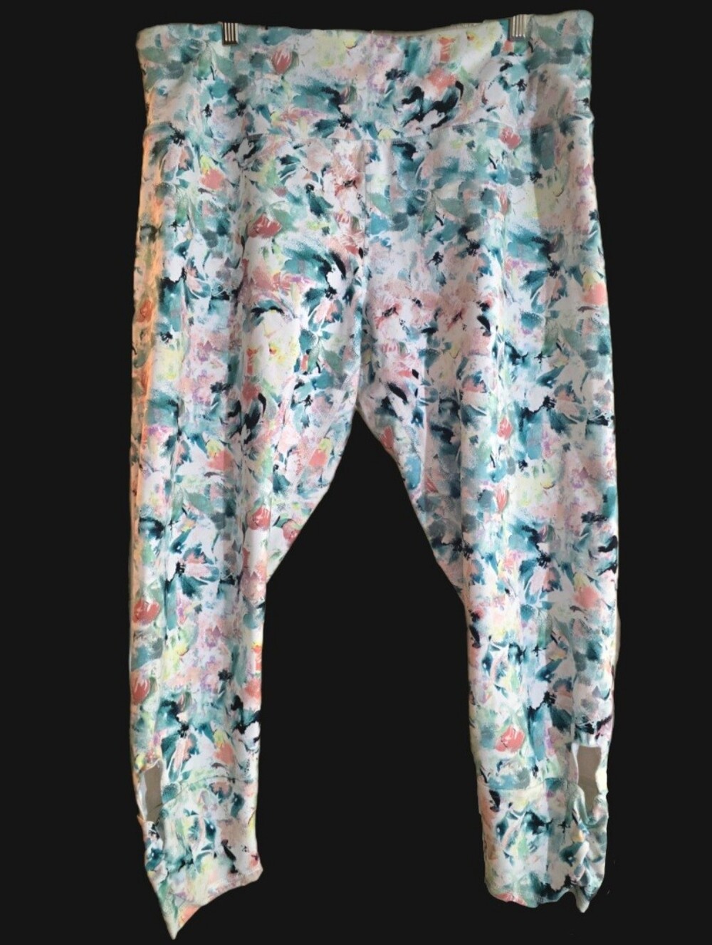 RBX Women's PlusSize Abstract Floral Print High-Rise Athletic Leggings-3x (NWOT) - Picture 2 of 8